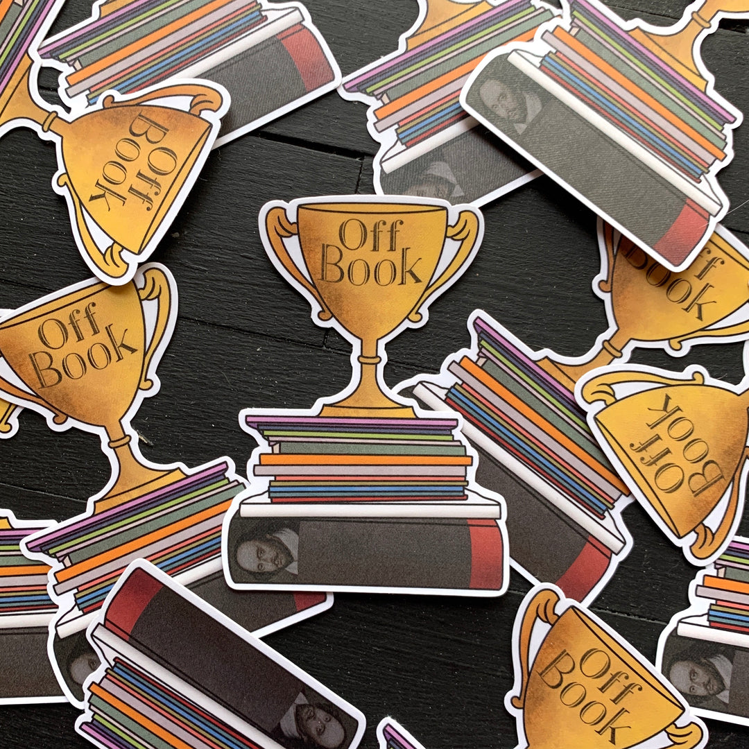 Off Book Trophy // Die Cut Sticker