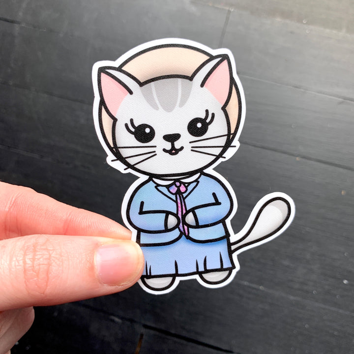 Mabel works 9 to 5 // Mabel // Die Cut Stickers