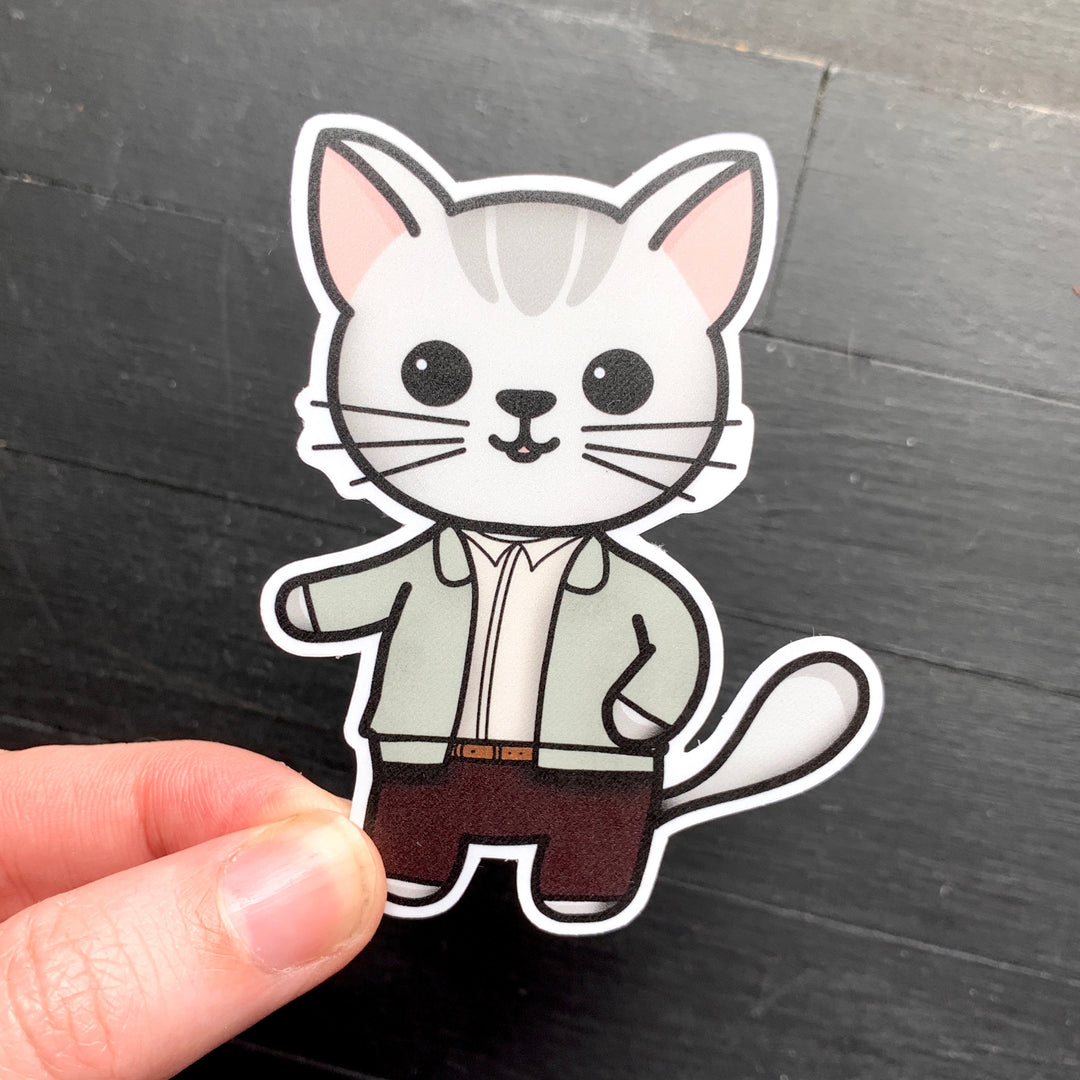 Cat to the Future // Mabel // Die Cut Stickers