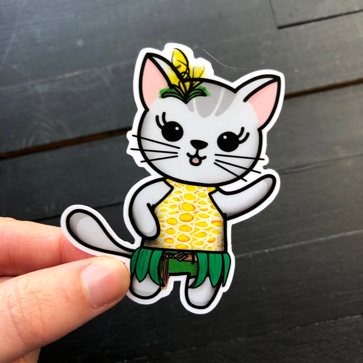 Mean Kittens // Mabel // Die Cut Stickers